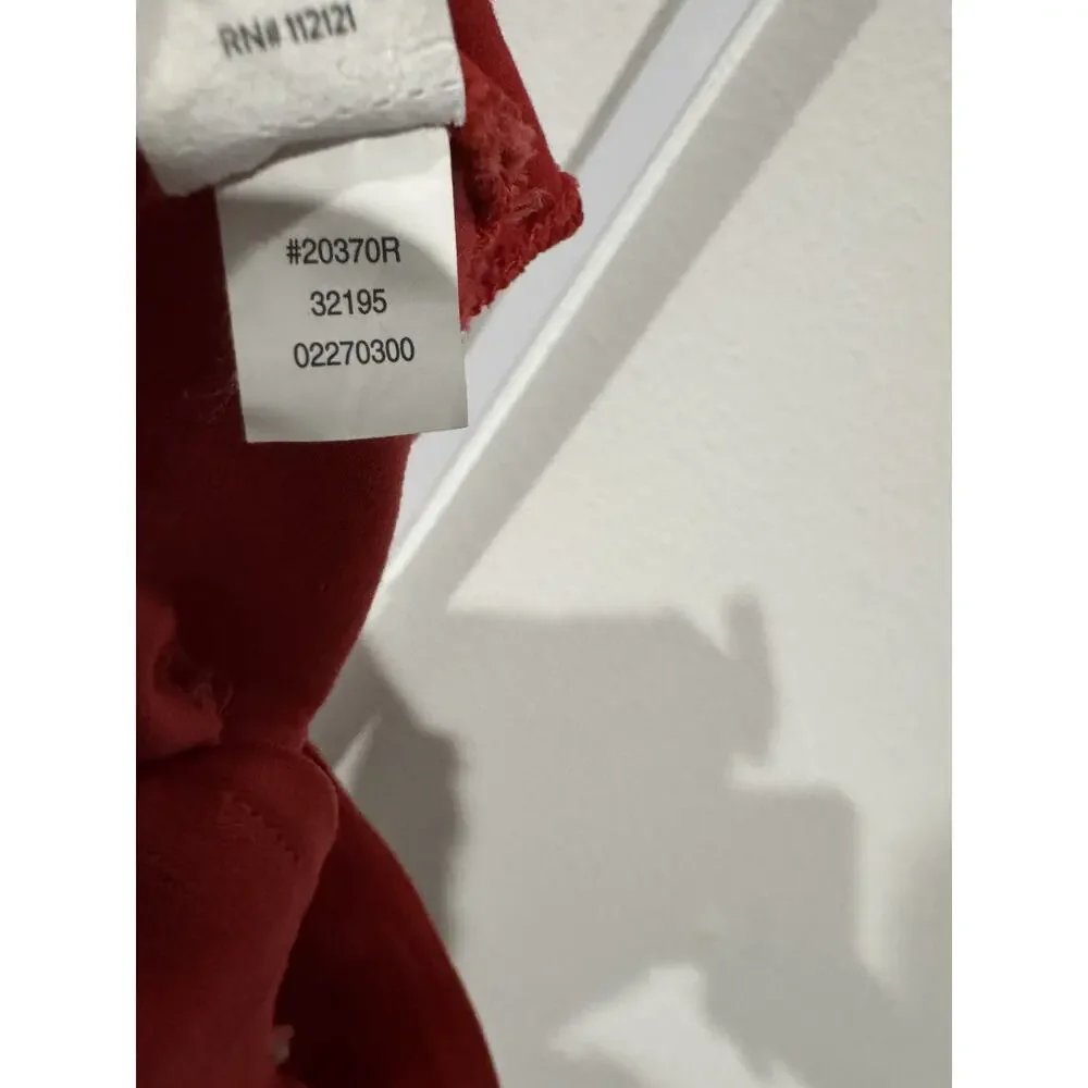 Spanx Shorts Womens L Ultimate Classic Red Pockets Stretch 20370R